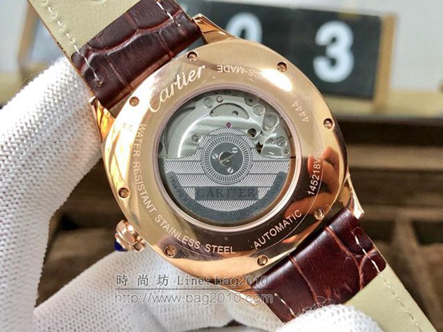 CARTIER手錶 2018最時尚單品 卡地亞經典系列 頂級奢華風格真鑽鑲嵌 卡地亞男士腕表  hds1020
